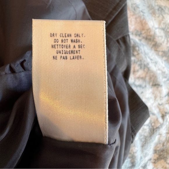 Guess Y2K Office Siren‎ Cap Sleeve Blazer Sz L Gray Pinstripe Sexy 90s NO BELT - Picture 12 of 15